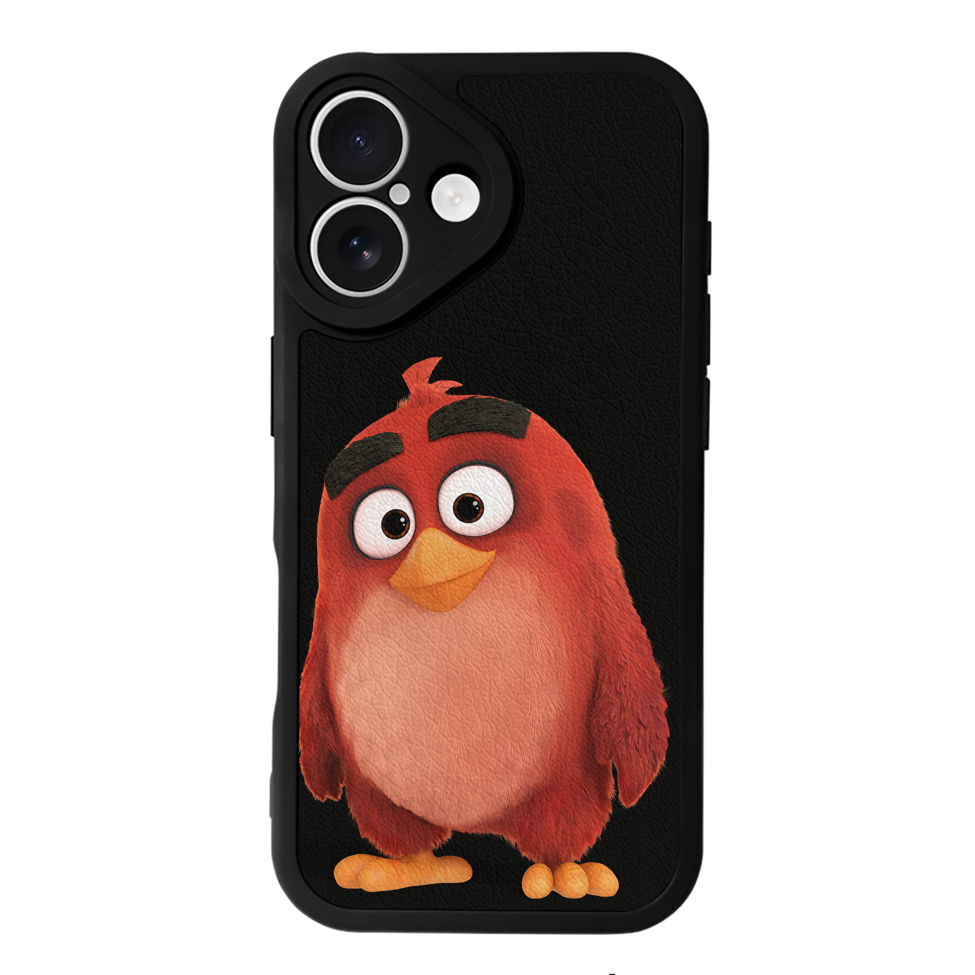 （画像用） Angry Birds アングリーバード 【iPhone 16シリーズ対応】シリコンスマホケース（レザー調） 材質：シリコン